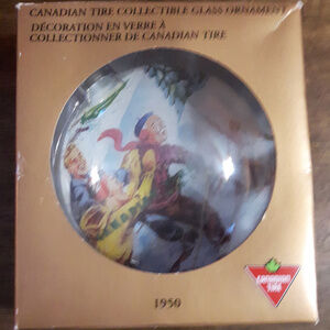 1950 - 51 Canadian Tire Glass Ornament Bulb